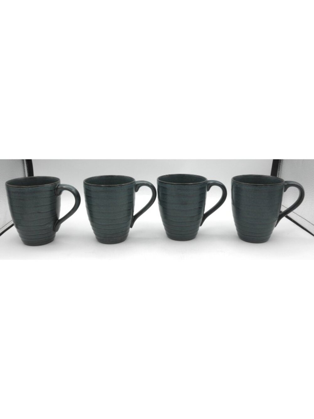 Studio Midnight Blue by 222 Fifth Stoneware Mug Set of 4 Pattern code: 22FSTUMB